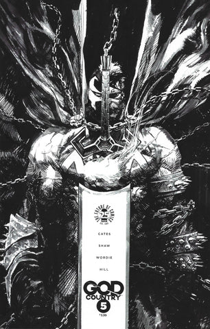 God Country #5 - Image Comics - 2017 - B/W Zaffino Sketch Cover