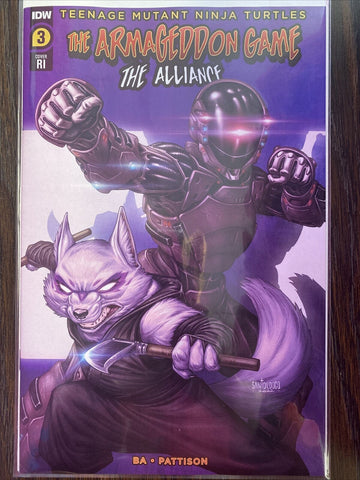 TMNT Armageddon Game The Alliance #3 - IDW - 2023 - Cover RI 1:10