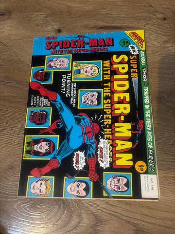 Super Spider-Man with the Super-Heroes #170 - Marvel/British - 1976