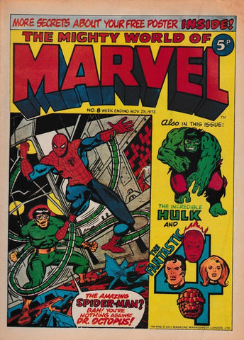 Mighty World of Marvel #8 - Marvel Comics - 1972