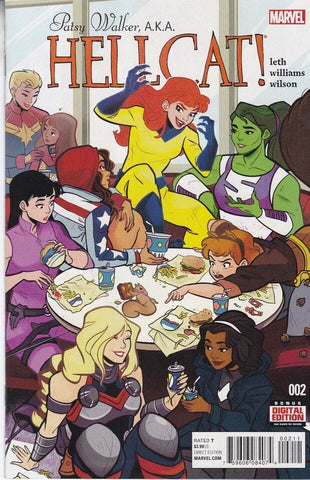 Patsy Walker aka Hellcat #2 - Marvel Comics - 2008