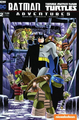 Batman/TMNT Adventures #2 - IDW - 2016 - Cover B