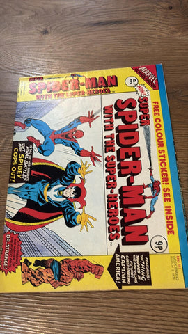 Super Spider-Man with the Super-Heroes #161 - Marvel/British Comic - 1976