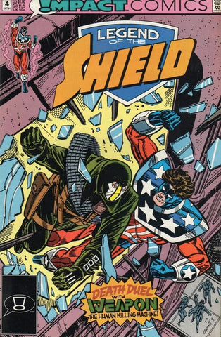 Legend Of The Shield #4 - Impact Comics - 1991