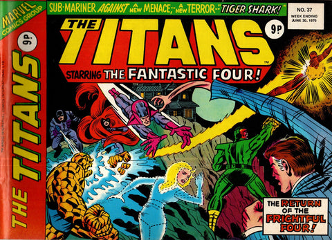 The Titans #37 - Marvel Comics - British Comics - 1976