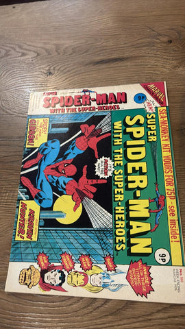 Super Spider-Man with the Super-Heroes #160 - Marvel/British Comic - 1976