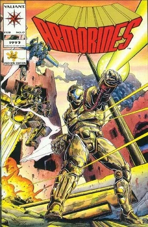Armorines #0 - Valiant Comics - 1993 - Gold Variant