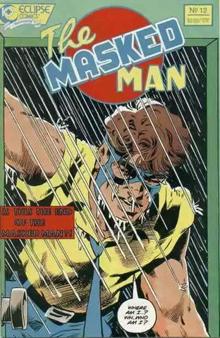 The Masked Man #12 - Eclipse Comics - 1988
