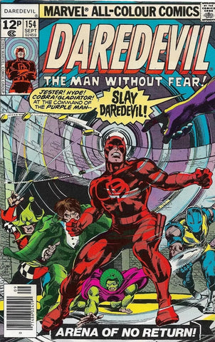 Daredevil #154 - Marvel Comics - 1978
