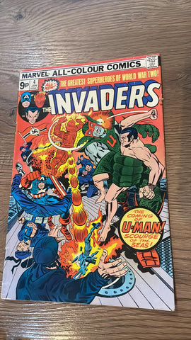 The Invaders #4 - Marvel Comics - 1976