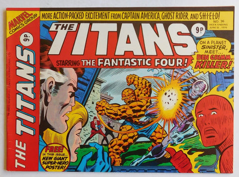 The Titans #36 - Marvel/British Comic - 1976