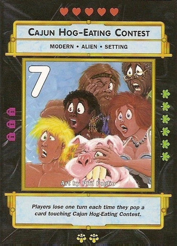 "Cajun Hog-Eating Contest" - Xxxenophile CCG Card