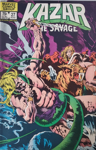 Ka-Zar The Savage #27 - Marvel Comics - 1983