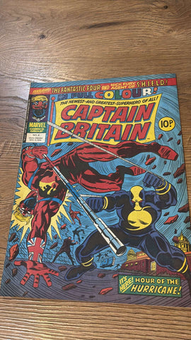 Captain Britain #4 -Marvel/British Comic - 1976