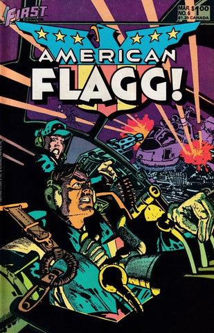 American Flagg! #6 - First Comics - 1984