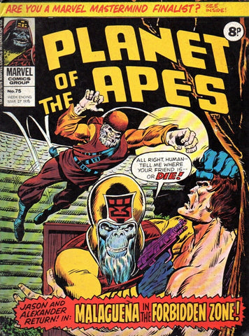 Planet of the Apes #75 - Marvel Comics - 1976