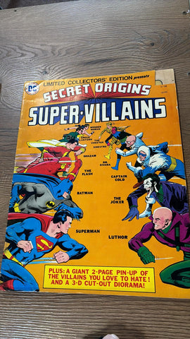 Limited Collectors Edition Presents Secret Origins Super Villains c-39 - DC Comics - 1975