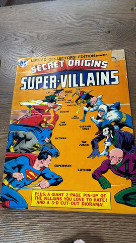 Ltd Collectors' Edition Secret Origins Super Villains C-39 - DC - 1975