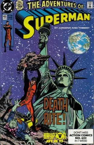 Adventures Of Superman #465 #467 #468 #469 (4x Comics) - DC - 1990