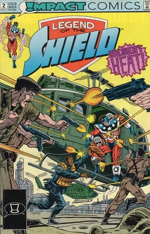 Legend Of The Shield #2 - Impact Comics - 1991
