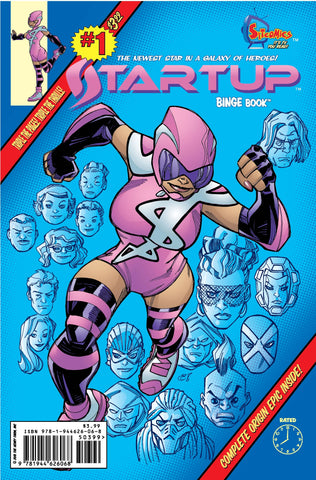 Startup Binge Book #1 - Sitcomics - 2018 - Variant Cover