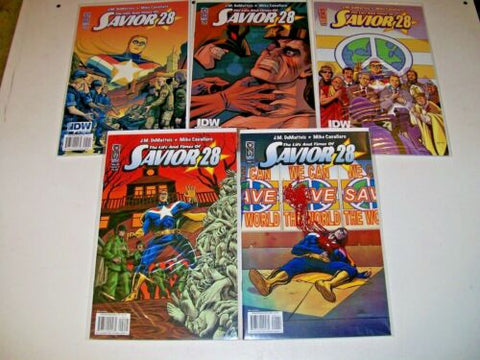 The Life & Times of Savior 28 #1 - #5 (5x Comic Set) - IDW - 2009