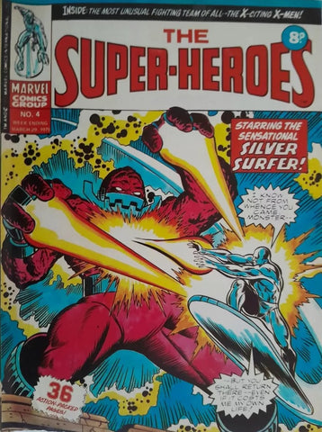 The Super-Heroes #4 - Marvel/British Comics - 1975