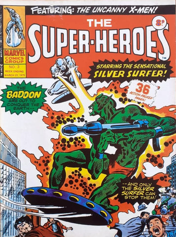 The Super-Heroes #3 - Marvel/British Comics - 1975