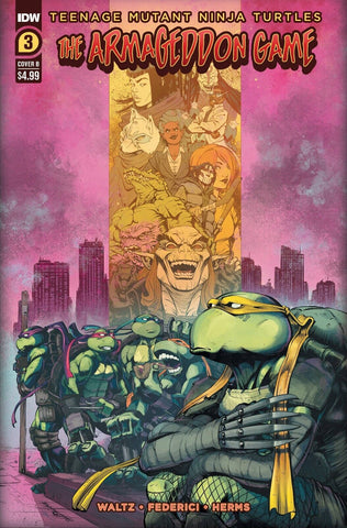 TMNT: Armageddon Game #3 - IDW - 2023 - Cover B