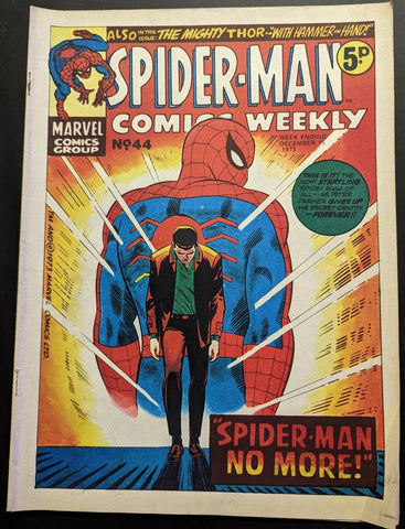 Spider-Man Comics Weekly 44 - Marvel/British Comic - 1973