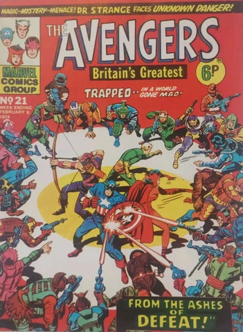 The Avengers #21 - Marvel/British - 1974