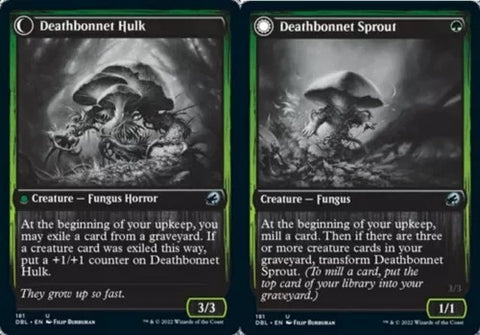 Deathbonnet Sprout // Hulk NM Double Feature - Magic The Gathering Card