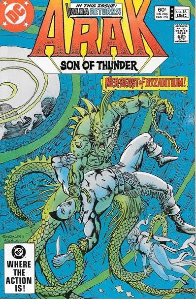 Arak Son Of Thunder 16 DC Comics 1982 Madhouse UK