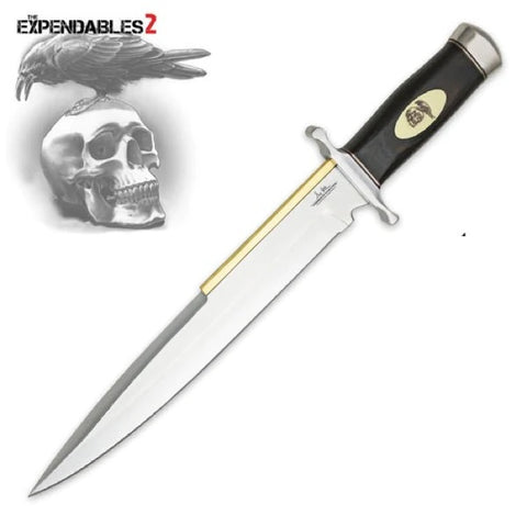 Expendables 2 Replica: Toothpick Knife & Leather Sheath
