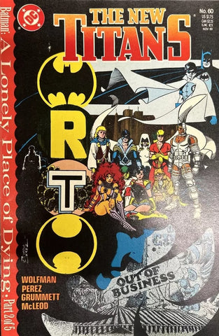 The New Titans #60 - DC Comics - 1989