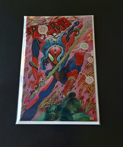 Spider-Punk Arms Race #1 - Marvel Comics - 2024 - Ian Bertram Foil Variant