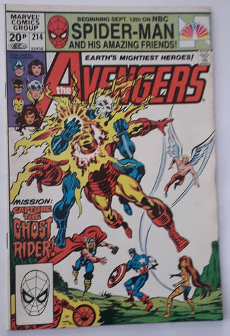 The Avengers #214 - Marvel Comics - 1981 - Pence Copy