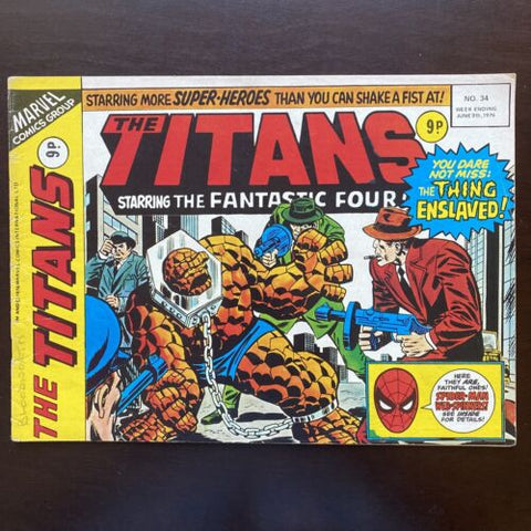 The Titans #34 - Marvel/British Comic - 1976