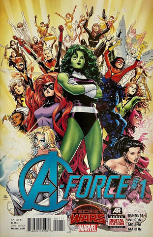 A-Force #1 - Marvel Comics - 2015 - Secret Wars - 1st App. Singularity