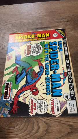 Super Spider-Man with the Super-Heroes #177 - Marvel/British Comic - 1976