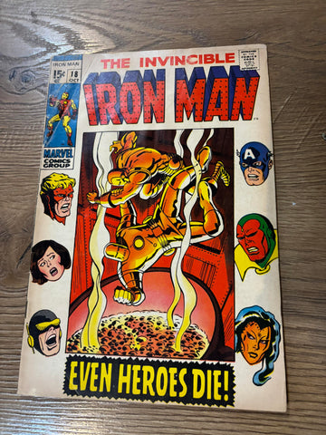 Invincible Iron Man #18 - Marvel Comics - 1969