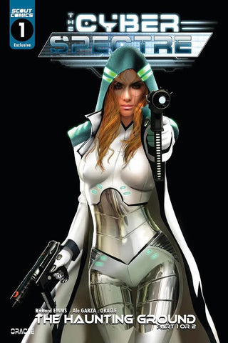 Cyber Spectre #1 - Scout Comics - 2019 - Kickstarter Chromium Variant