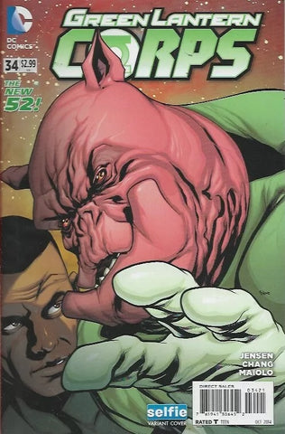 Green Lantern Corps #34 - DC Comics - 2014 - DC Universe Selfie Variant