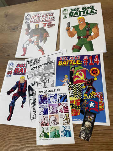 Sgt. Mike Battle Comic - Crowdfunding Package - Pier-C Comics - 2001