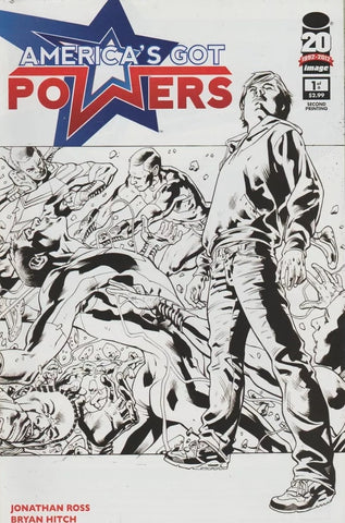 America's Got Powers #1 (of 6) - Image - 2012 - 2nd Print Sketch Cover