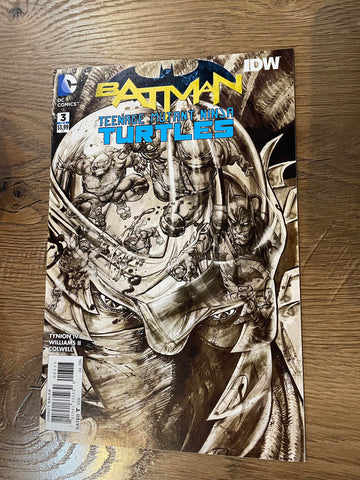 Batman / TMNT #3 - IDW - 2016 - Third Print