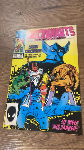 The Micronauts #20 - Marvel Comics - 1986