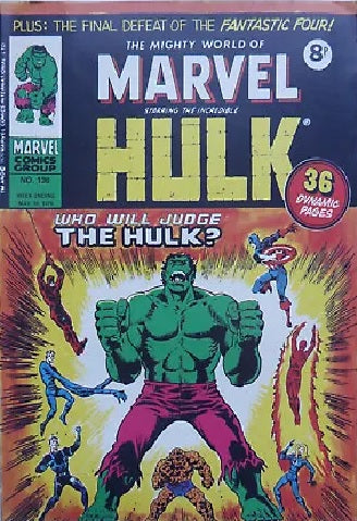 Mighty World of Marvel #136 - Marvel Comics / British - 1975
