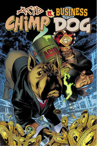 Acid Chimp vs Business Dog #1 - Ahoy Comics - 2024 - Cover A
