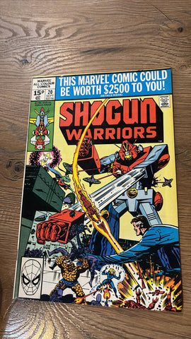Shogun Warriors #20 - Marvel Comics - 1980